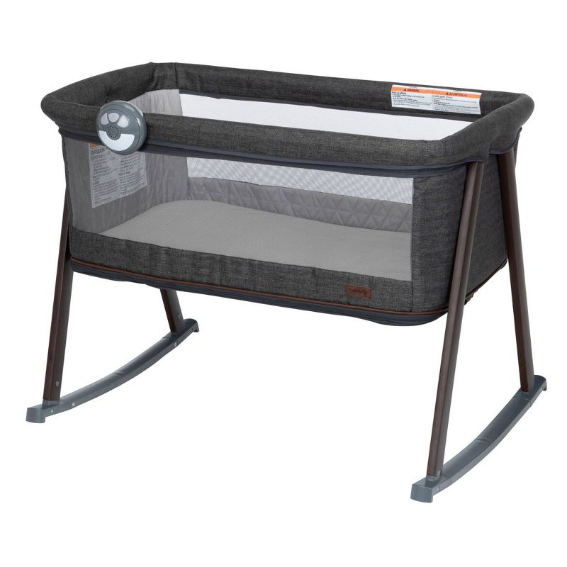 Safety 1st Slumber-and-Play Bassinet - Smoked Pecan, 1 of 31