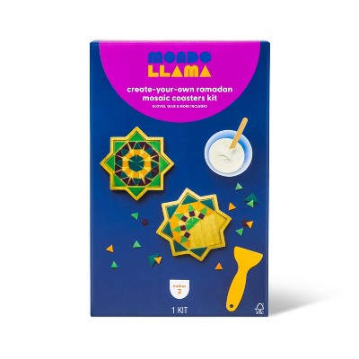 Make-Your-Own Ramadan Mosaic Coasters Kit - Mondo Llama™