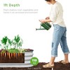 Best Choice Products 8x2x1ft Outdoor Metal Raised Oval Garden Bed, Planter Box for Vegetables, Flowers - 2 of 4