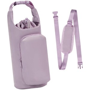 BABYYER Water Bottle Carrier Bag Water Bottle Sleeve Organizer Multifunctional Thermos Cup Cover Cup Holder Pouch for Travel Walking - 1 of 4