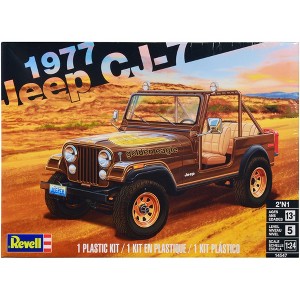 Level 5 Model Kit 1977 Jeep CJ-7 2-in-1 Kit 1/24 Scale Model by Revell - 1 of 4