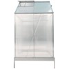 NicBex 6.3'*4.2'*7' Durable Polycarbonate Greenhouse Walk-in Greenhouse Kit with Rain Gutter, Ventilation for Backyard, Lawn, Silver - 3 of 4