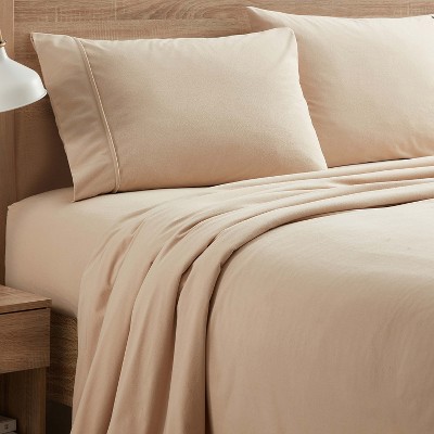 Solid Flannel Sheets Warm and Cozy Extra Deep Pockets by Sweet Home Collection®