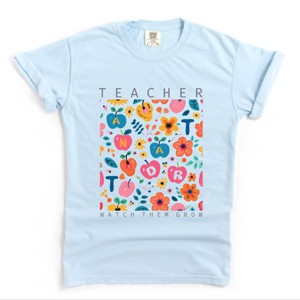 Simply Sage Market Teacher Watch Them Grow Garment Dyed Tee - 1 of 4