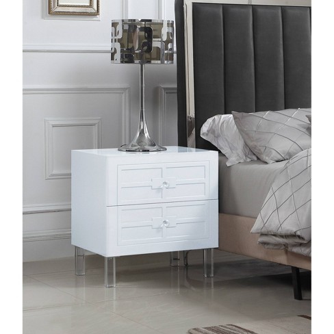 Lucca Side Table White Chic Home Design Target