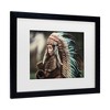 Trademark Fine Art - Carmit Rozenzvig Chief Of My Dreams Matted Framed Art - 3 of 4