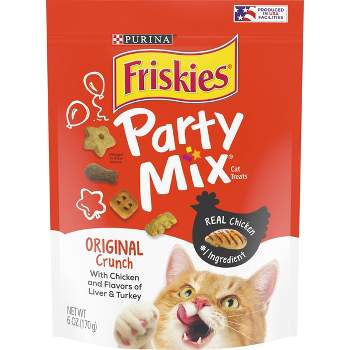 Purina Friskies Party Mix Original Crunch Chicken Cat Treats
