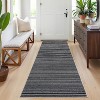 TackView Rug Washable Runner Rugs Modern Stripes Area Rug for Entryway Hallway Bedroom Bedside Non Slip Stain Resistant - 2 of 4