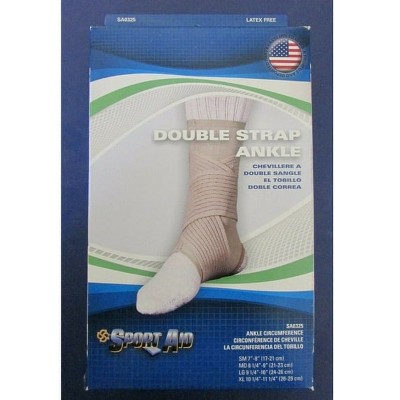 Sport Aid Double Strap Ankle Support XL Beige