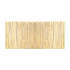 VEVOR Natural Bamboo Slat Screening, Eco-Friendly Privacy Bamboo Slat Fence, 3 ft H x 19.6 ft L Decorative Bamboo Screen Panel, Wood Color - 1 of 4