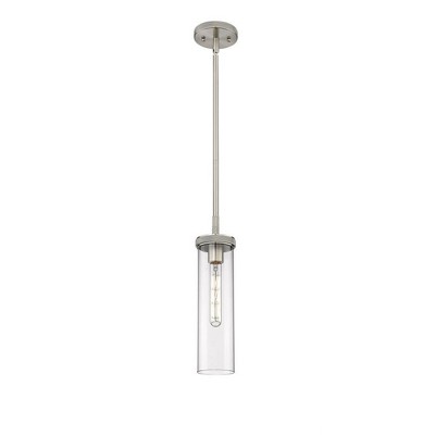 Lincoln - 1 Light Stem Hung Pendant In Industrial Style-15.5 Inches Tall and 3.88 Inches Wide