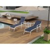 3 Pack Patio Lounge Chair, Outdoor Chaise Lounge with 5 Adjustable Backrest - 2 of 4