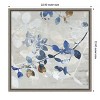Amanti Art Golden Blue I by Asia Jensen Canvas Wall Art Print Framed 22 x 22-in. - 4 of 4