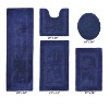 Lux Premium 100% Cotton Tufted Solid Reversible 5 PC Bath Rug Set – Ultra-Soft, Water-Absorbent, Durable, Machine Washable Bathroom Rug - 2 of 4