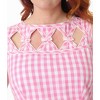 Unique Vintage Women's Plus Cutout Weave Swing Dress - 2 of 4