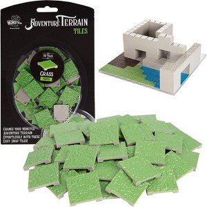 Monster Adventure Terrain- 50pc Grass Tile Expansion Pack- Hand-Painted 1x1" Tile Set- Easy Snap Creates Tabletop Terrain in Minutes- Customize RPGs - 1 of 4