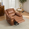 GDFStudio Naya Modern Remote-Controlled Heating and Massage Assistive Upholstered Recliner Chair - 2 of 4