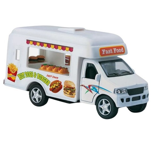 Kinsfun Food Truck Die Cast Metal 5 Inch Pullback Action Toy Vehicle Target