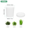 Unique Bargains Plastic Drainage Holes Indoor Plants Flower Pots 4 Pc - 3 of 4