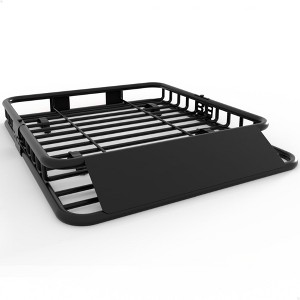 Universal Roof Rack Carrier Basket, 200 LBS Capacity Rooftop Cargo Rack, Car Top Luggage Holder Basket Heavy Duty for Trucks, Vehicles - 1 of 4