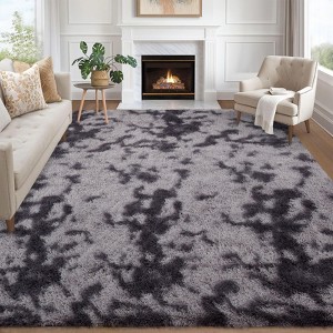 Plush Fuzzy Rugs Ultra Soft Fluffy Furry Rugs Non Slip Non Shedding Area Rug Indoor Carpet Nursery Rugs for Kids Room Bedroom Home Decor - 1 of 4