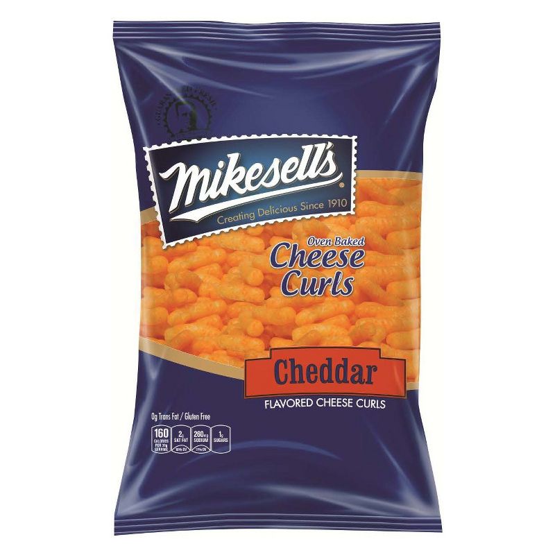 Mikesell's Oven Baked Cheddar Cheese Curls - 6oz, 1 of 2