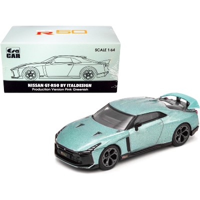 Nissan GT-R50 by Italdesign Pink Greenish 1/64 Diecast Model Car by Era Car