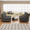 PexFix Modern Velvet Love Seat Sofa Suitable for Living room Apartment Bedroom Office - 2 of 4