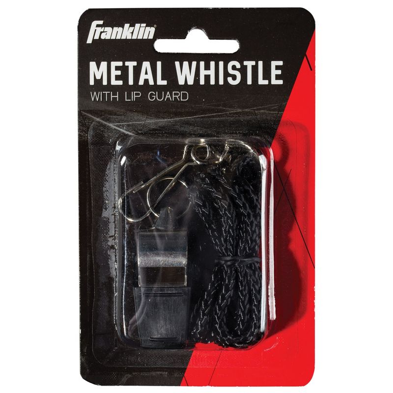Franklin Sports Metal Whistle with Lip Guard, 1 of 5