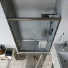 ONWITH 56 in. - 60 in. W x 72 in. H Sliding Framed Shower Door in Oil Rubbed Bronze with Clear Glass - 4 of 4