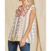 Women's Aztec Flutter Sleeve Tank - Savanna Jane - 2 of 3