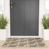 Jessica Molina Sleepy Armadillo Burnt Orange 36" x 24" Welcome Mat - Society6 - 2 of 3