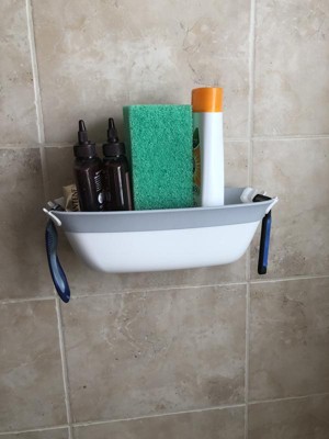 On the Dot Suction Cup Shower Basket Caddy