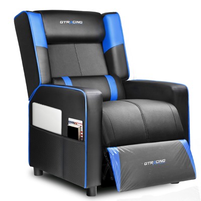 GTRACING Gaming Recliner Chair for Living Room, Racing Style Single PU Leather Gaming Sofa for Adults, Modern Home Theater Seating