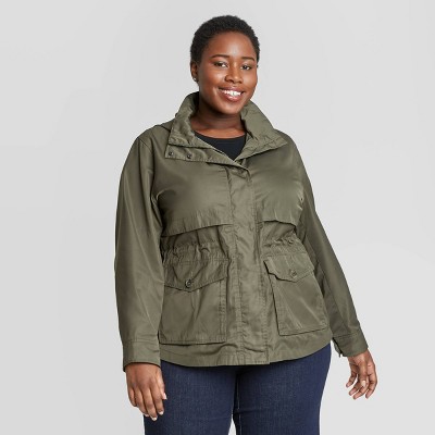 target plus size rain jacket