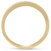 Pompeii3 14k Yellow Gold 1/4ct Diamond Wedding Stackable Womens Ring - 3 of 4