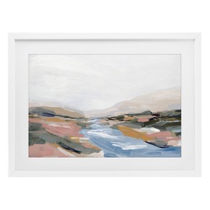 Stupell Industries Vibrant Landscape Fade Framed Print Under Glass - 1 of 4