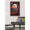 Trends International MLB Baltimore Orioles - Neon Helmet 23 Framed Wall Poster Prints - 2 of 4