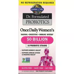 Garden of Life Probiotics Dr. Formulated Probiotics Once Daily Women's 50 Billion Cfu Capsule 30ct
