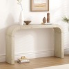 52" Modern Minimalist Console Table with Curved Legs, Narrow Entryway or Hallway Accent Table-3irtyhousy - 2 of 4