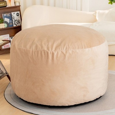 Airsurfer Bean Bag Chair 4Foot Luxurious Velvet Ultra Soft Fur with High-Rebound Memory Foam for Adults Plush Lazy Sofa.