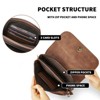 Small Crossbody Bags for Women, Vegan Leather Cell Phone Purse, Mini Travel Purse with Adjustable Strap - 4 of 4