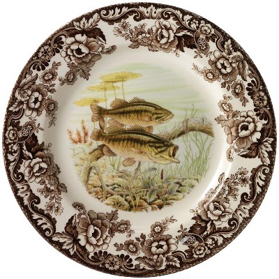 Spode Woodland 8 Dinner Plate Perfect For Thanksgiving And Other Special Occasions Made In England Largemouth Bass Target