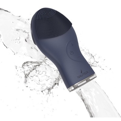 Nautica PC120 Sonic Facial Cleansing Brush Made with Ultra Hygienic Soft Silicone, Waterproof and Rechargeable Face Scrub Brush for Men & Women