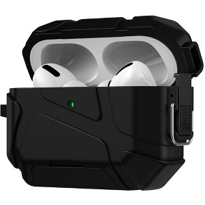 Nakedcellphone Meteorite Series Combo for Apple Airpods Pro 3 - Rugged Case with Stand + Lanyard + Clip + Cleaning Kit - 1 of 4