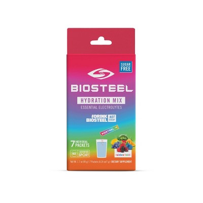 BioSteel Hydration Powder Mix Bag - Rainbow Twist - 7ct