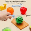 Topteng 21Pcs Cutting Play Food, Vegetable Fruits Toys Set for Kids - 2 of 4