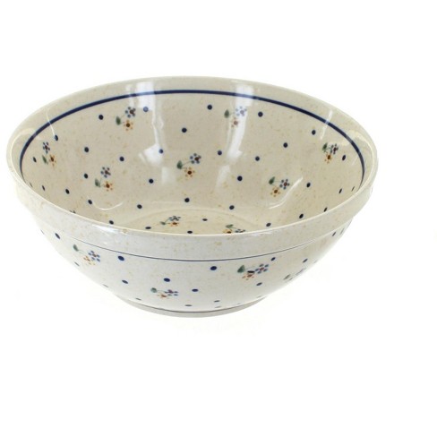 Blue Rose Polish Pottery  Country Meadow Small Mixing Bowl