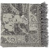 Mark & Day Thiersee 50"W x 70"L Bohemian/Global Charcoal Throw Blankets - 2 of 3