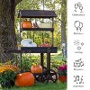 Sunnydaze Country Market Flower Cart Display Stand - 49.25” H - 4 of 4
